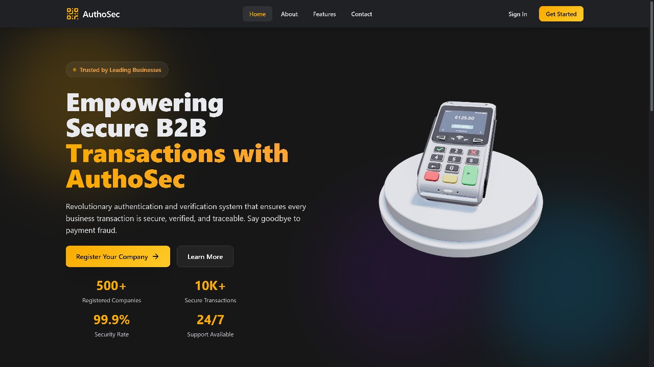 AuthoSec - Fintech Security & Dual QR Protocol
