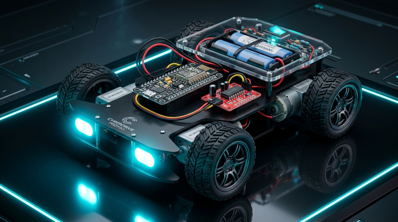 ESP Car - Wi-Fi Robotics & Remote Telemetry