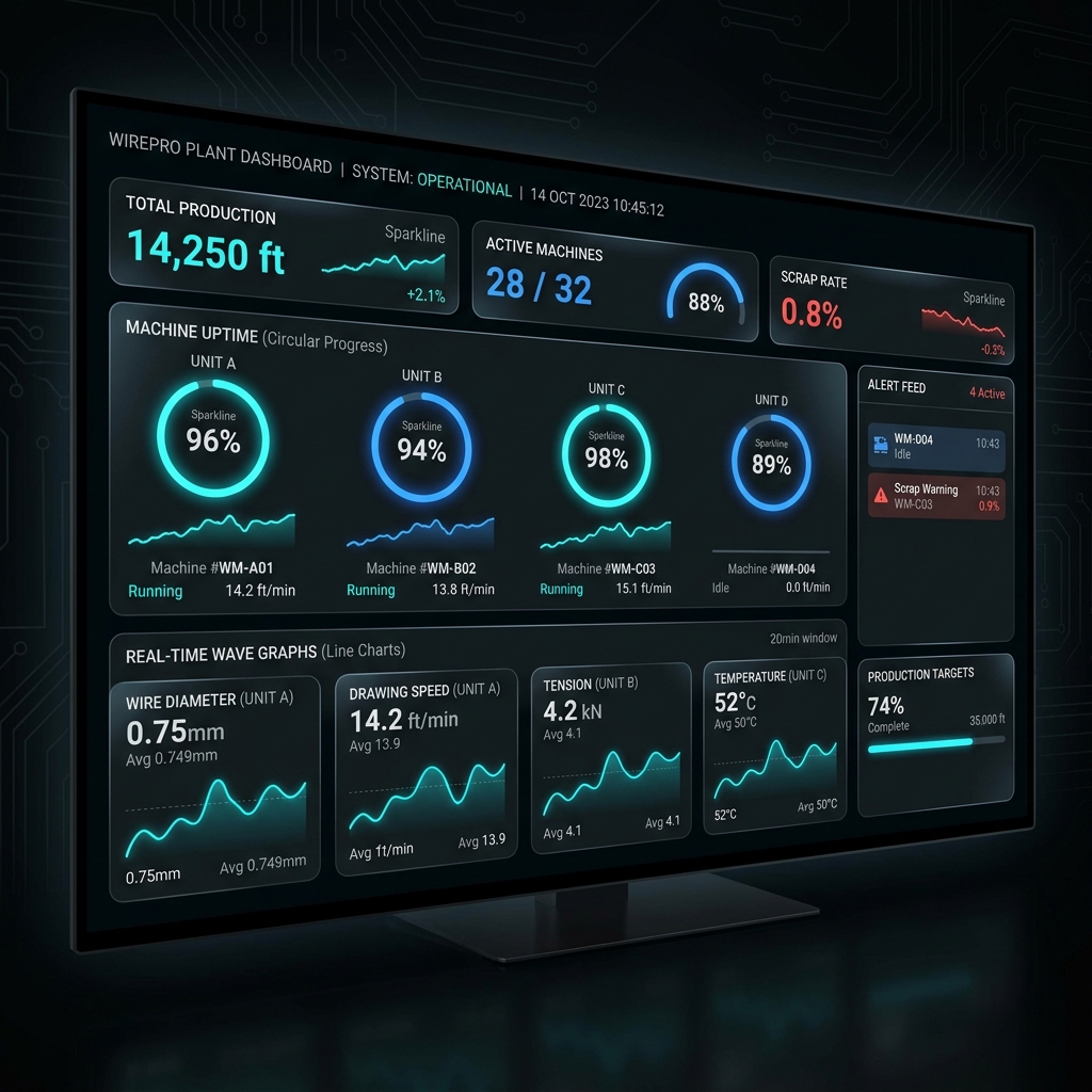 WireFlow - Industrial Operations Dashboard